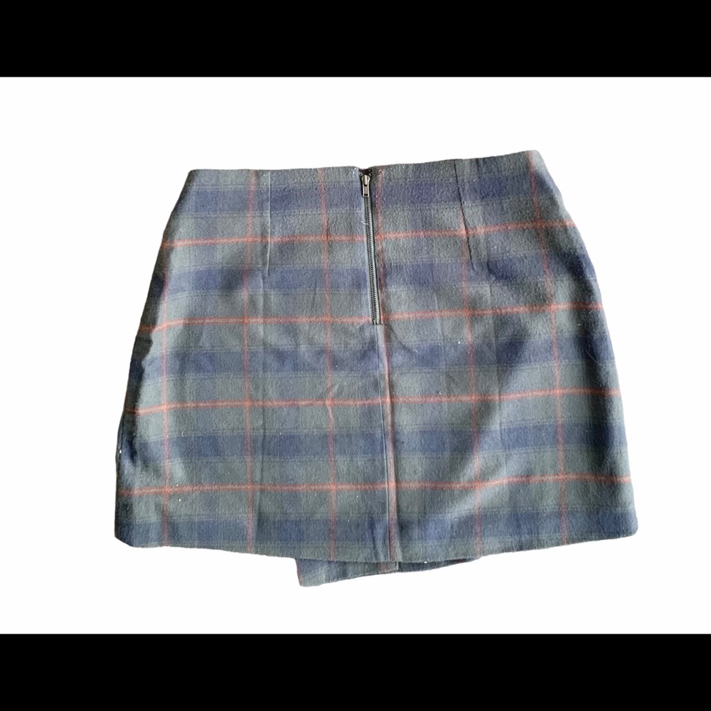 ♦️SOLD♦️Free People Tessa Plaid Faux Wrap Mini Ski - Picture 7 of 13